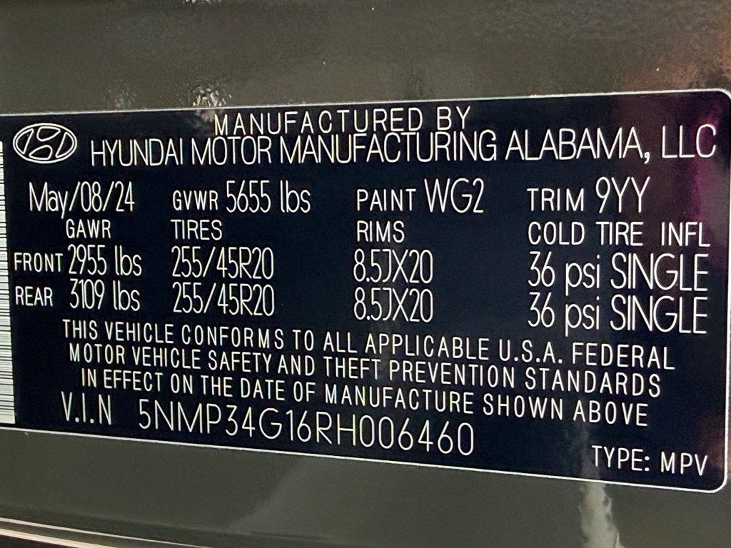 2024 Hyundai Santa Fe Hybrid Limited - HYUNDAI CPO | DUAL SUNROOF