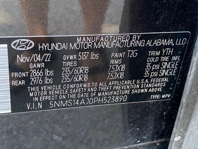 2023 Hyundai Santa Fe SE