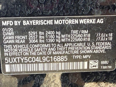2020 BMW X3 xDrive30i
