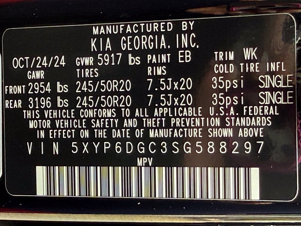 2025 Kia Telluride S - AWD / SUNROOF / CLEAN CARFAX