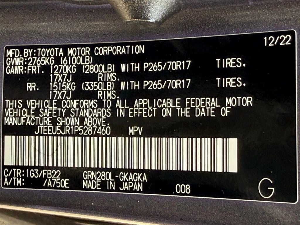 2023 Toyota 4Runner SR5 CARPLAY