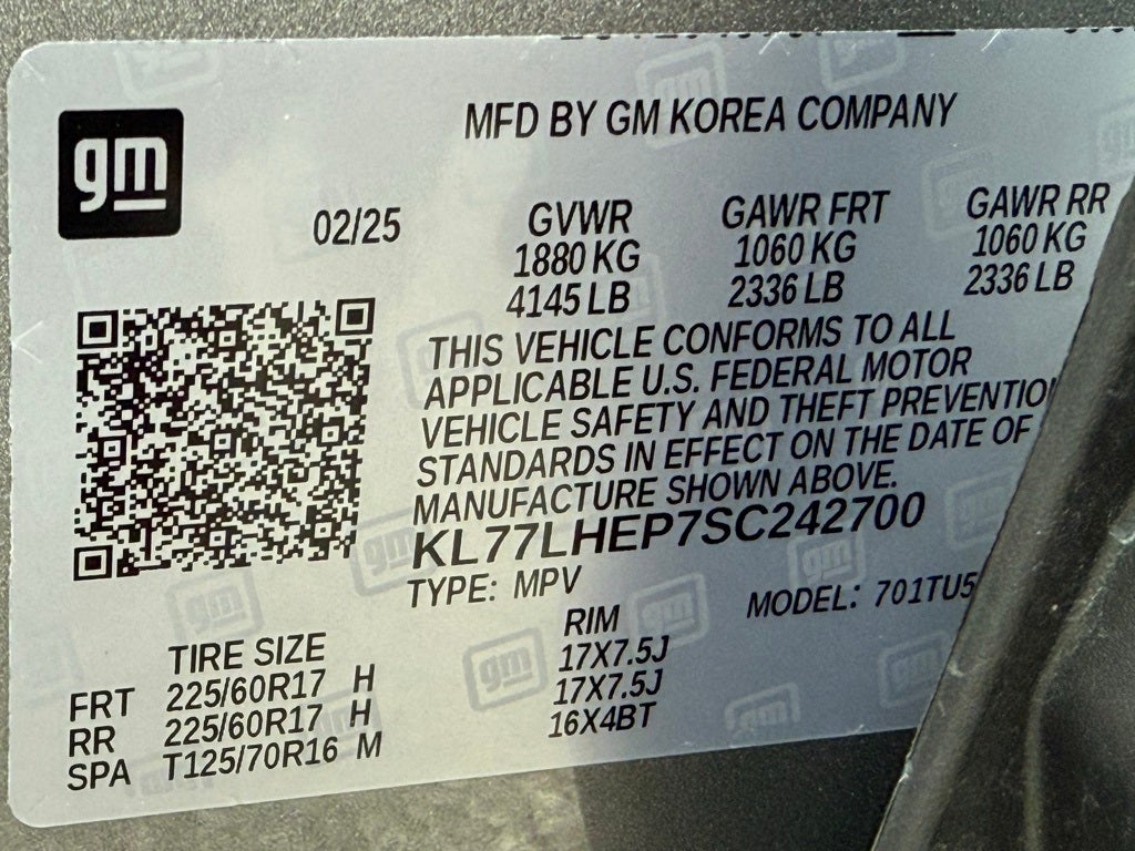 2025 Chevrolet Trax LT CLEAN CARFAX