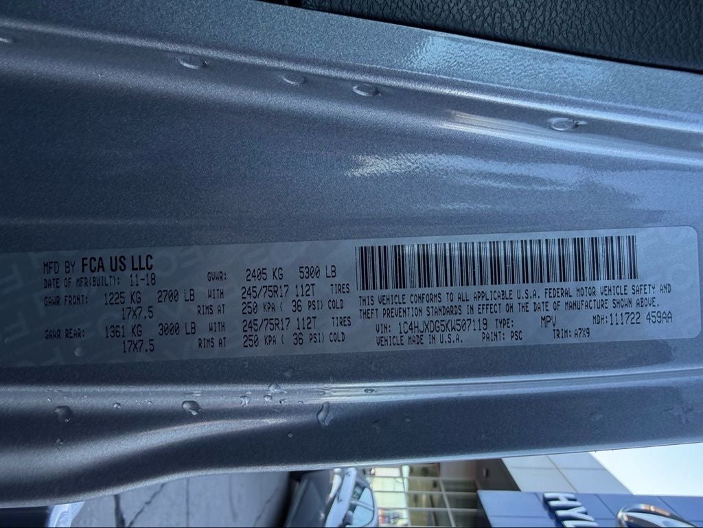 2019 Jeep Wrangler Unlimited Sport S