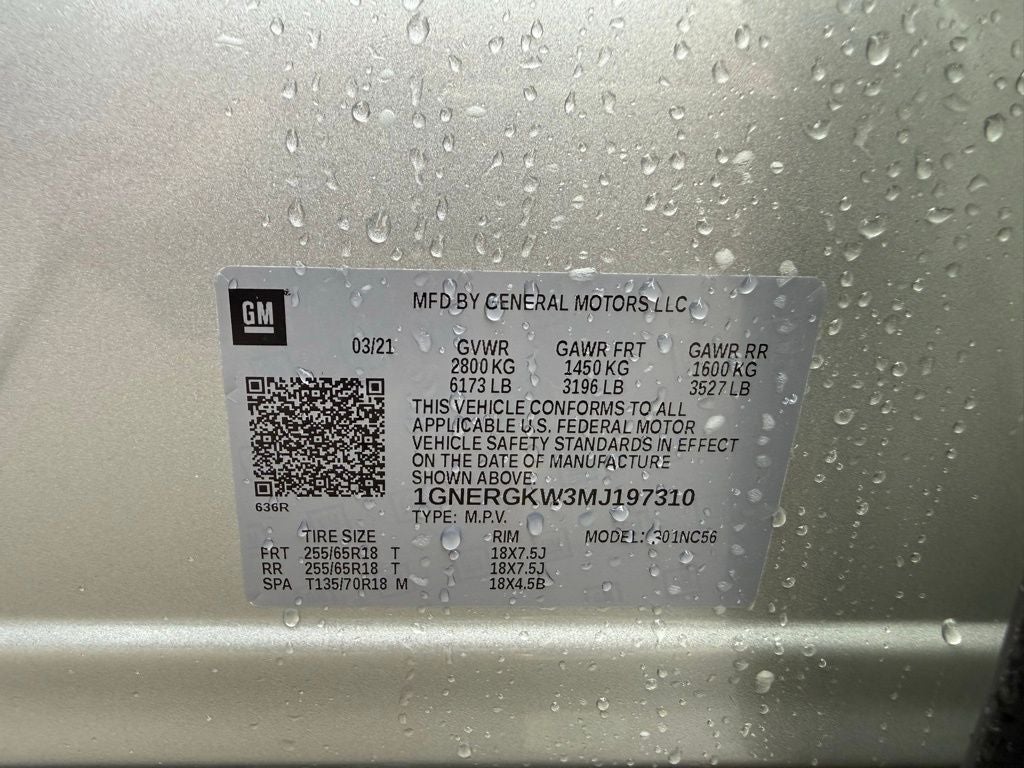 2021 Chevrolet Traverse LT 1LT