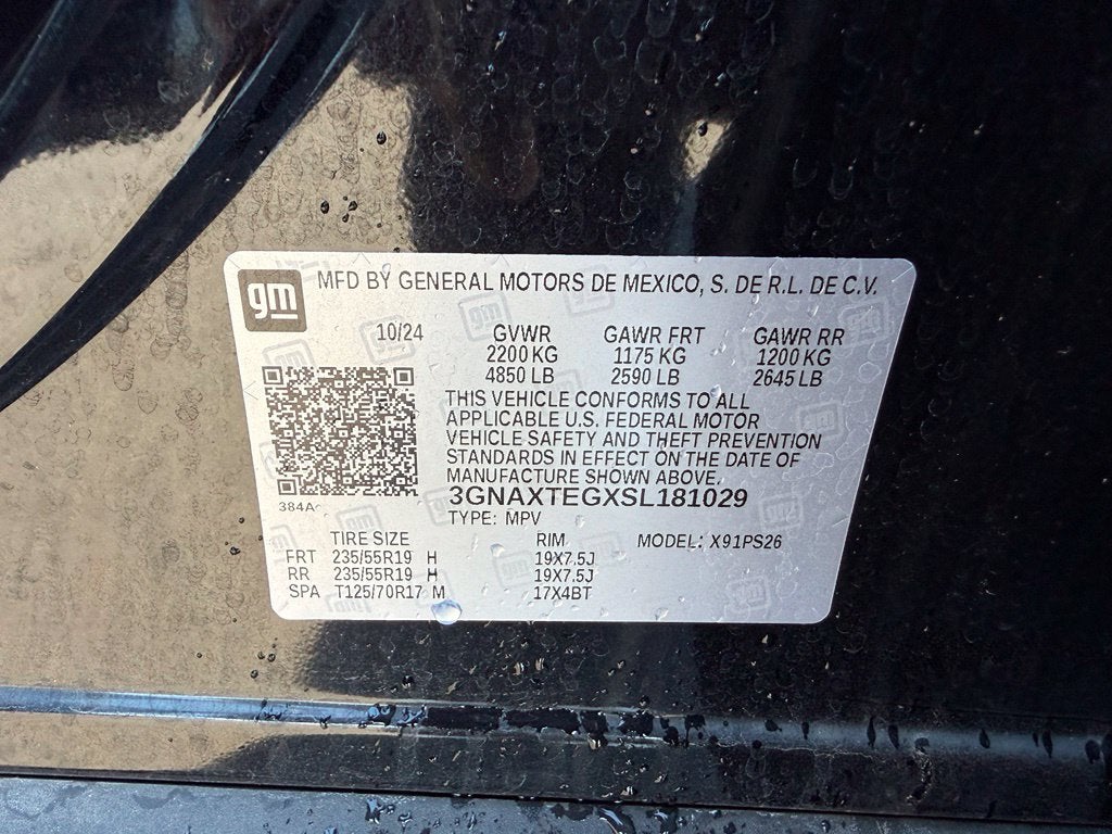 2025 Chevrolet Equinox RS