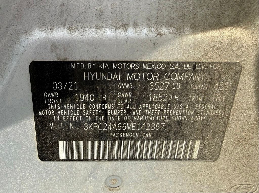 2021 Hyundai Accent SE