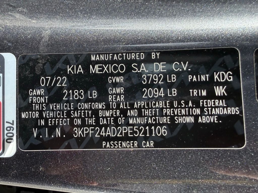 2023 Kia Forte LX