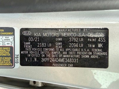 2021 Kia Forte LXS