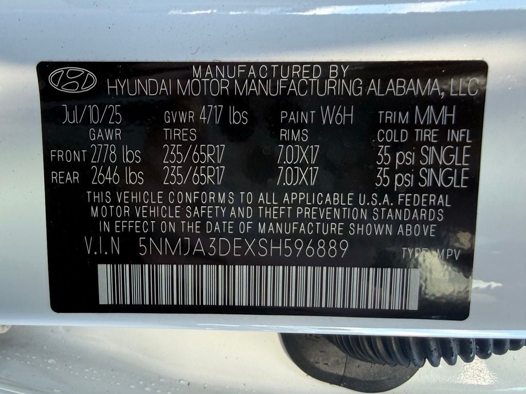 2025 Hyundai Tucson SE