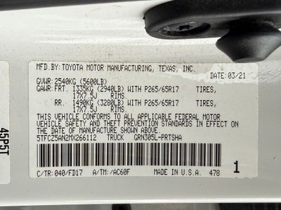 2021 Toyota Tacoma TRD Sport V6