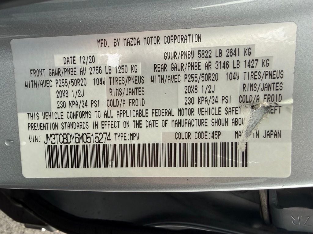 2021 Mazda Mazda CX-9 Grand Touring