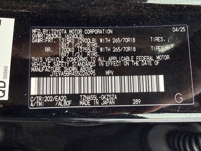 2025 Toyota 4Runner TRD Off-Road Premium