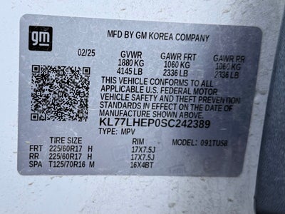 2025 Chevrolet Trax LT