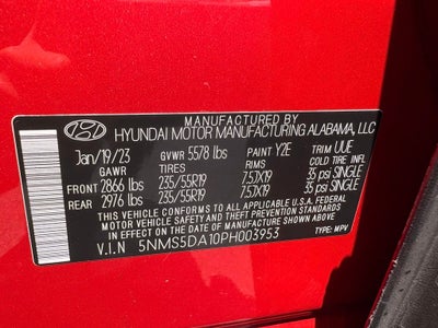 2023 Hyundai Santa Fe Hybrid Limited