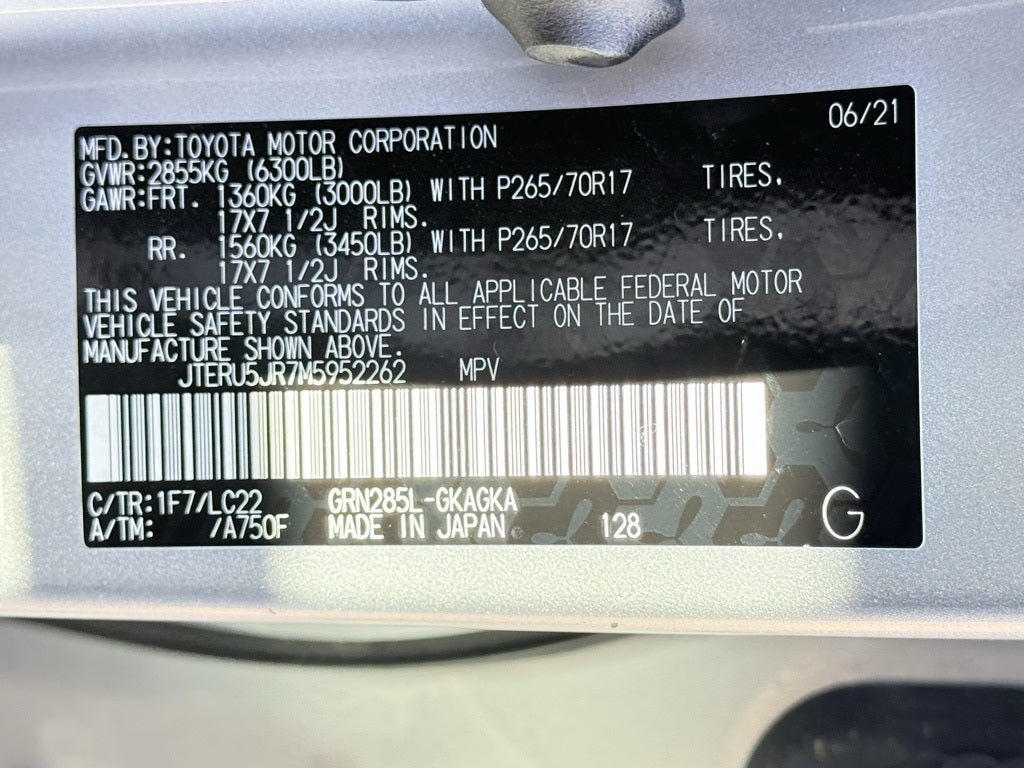 2021 Toyota 4Runner TRD Off-Road Premium