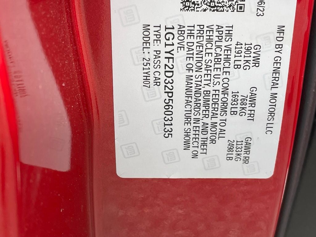 2023 Chevrolet Corvette Z06 3LZ