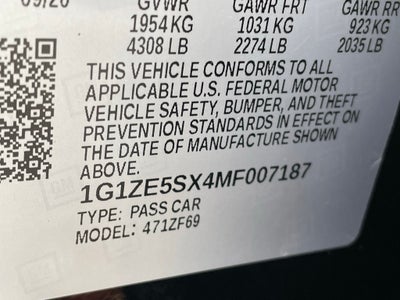 2021 Chevrolet Malibu Premier