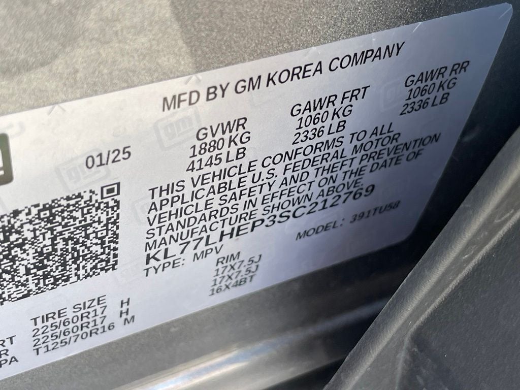 2025 Chevrolet Trax LT