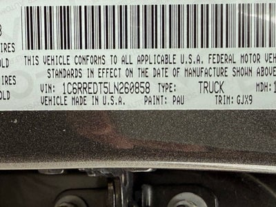 2020 RAM 1500 Laramie - CLEAN CARFAX