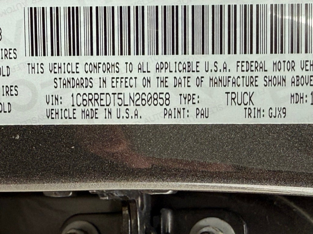 2020 RAM 1500 Laramie - CLEAN CARFAX