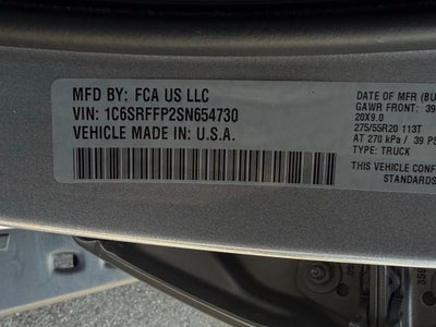 2025 RAM 1500 Big Horn/Lone Star - 4WD / PANORAMIC SUNROOF / ONE OWNER