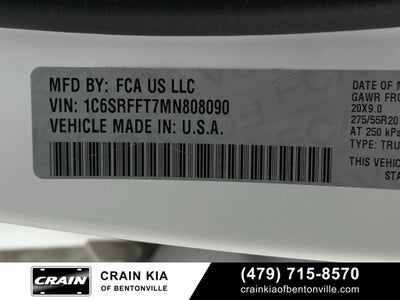 2021 RAM 1500 Big Horn/Lone Star - 4WD