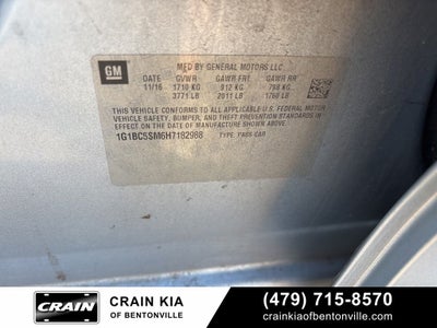 2017 Chevrolet Cruze LS - CLEAN CARFAX HISTORY