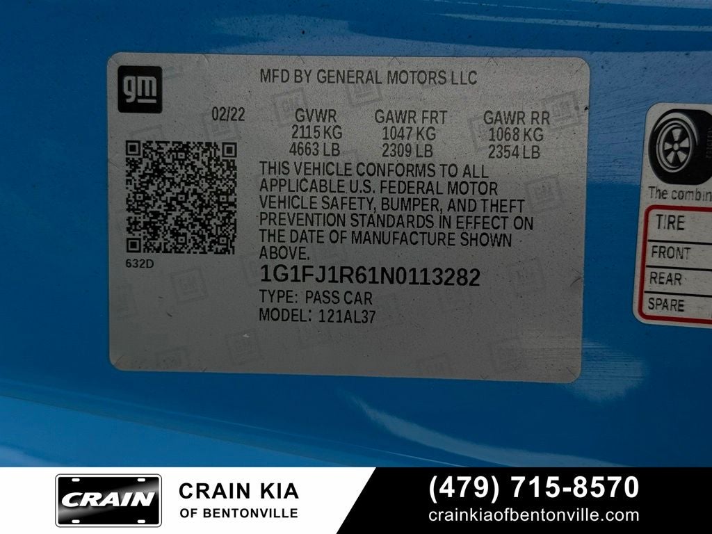 2022 Chevrolet Camaro ZL1
