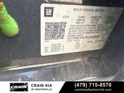 2019 GMC Sierra 1500 Elevation - CLEAN CARFAX