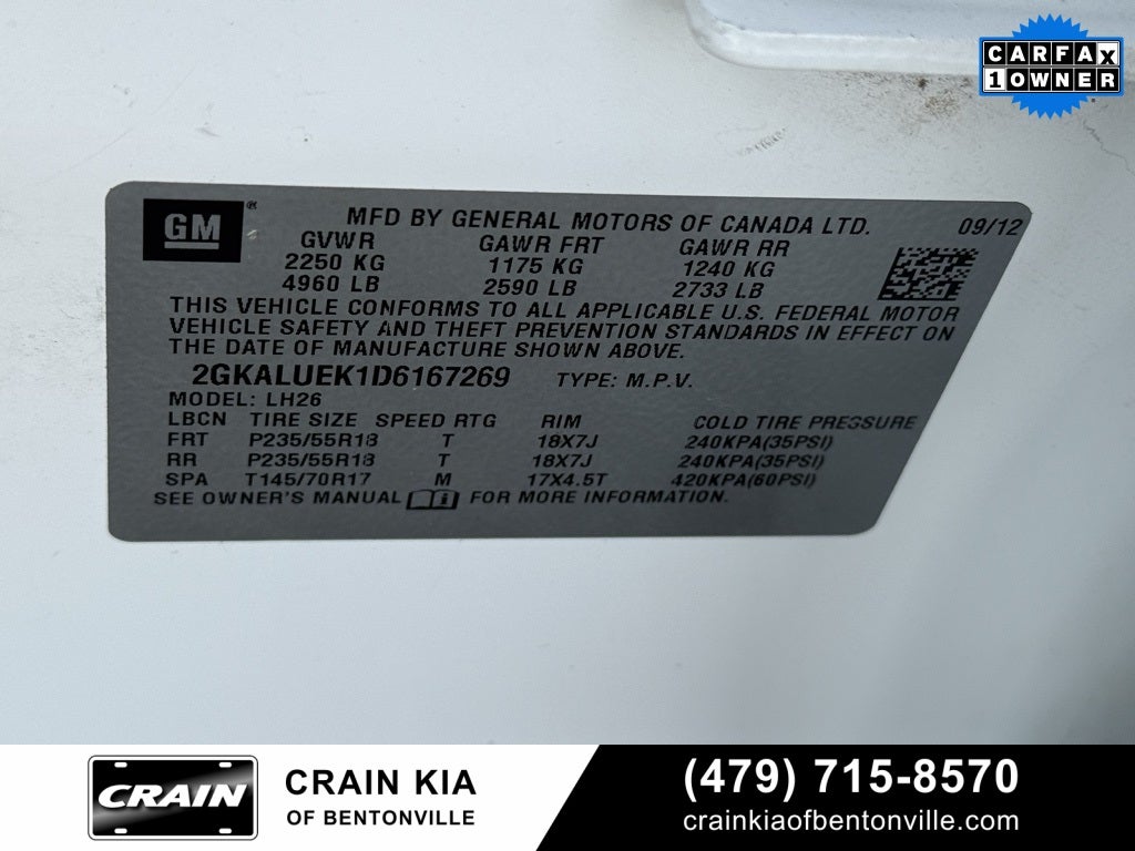 2013 GMC Terrain SLT-1 - SUNROOF / CLEAN CARFAX / ONE OWNER