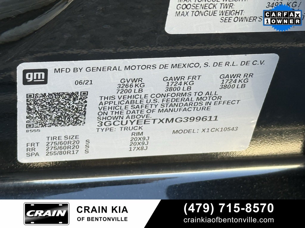 2021 Chevrolet Silverado 1500 RST - 4WD / CLEAN CARFAX / ONE OWNER