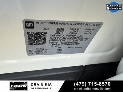 2024 Chevrolet Equinox LS - CLEAN CARFAX / ONE OWNER