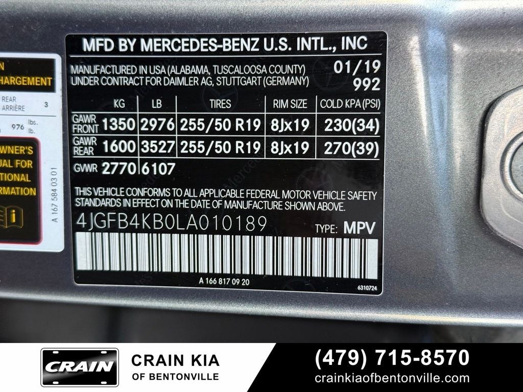 2020 Mercedes-Benz GLE GLE 350 4MATIC®