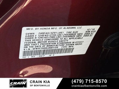 2020 Honda Passport EX-L - CLEAN CARFAX / SUNROOF