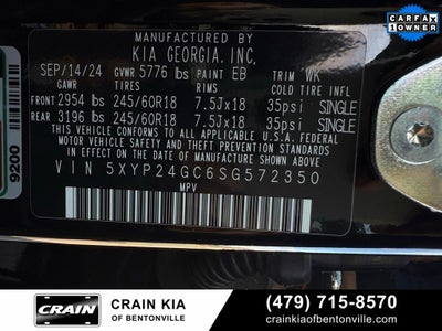 2025 Kia Telluride LX - KIA CPO / CLEAN CARFAX / ONE OWNER