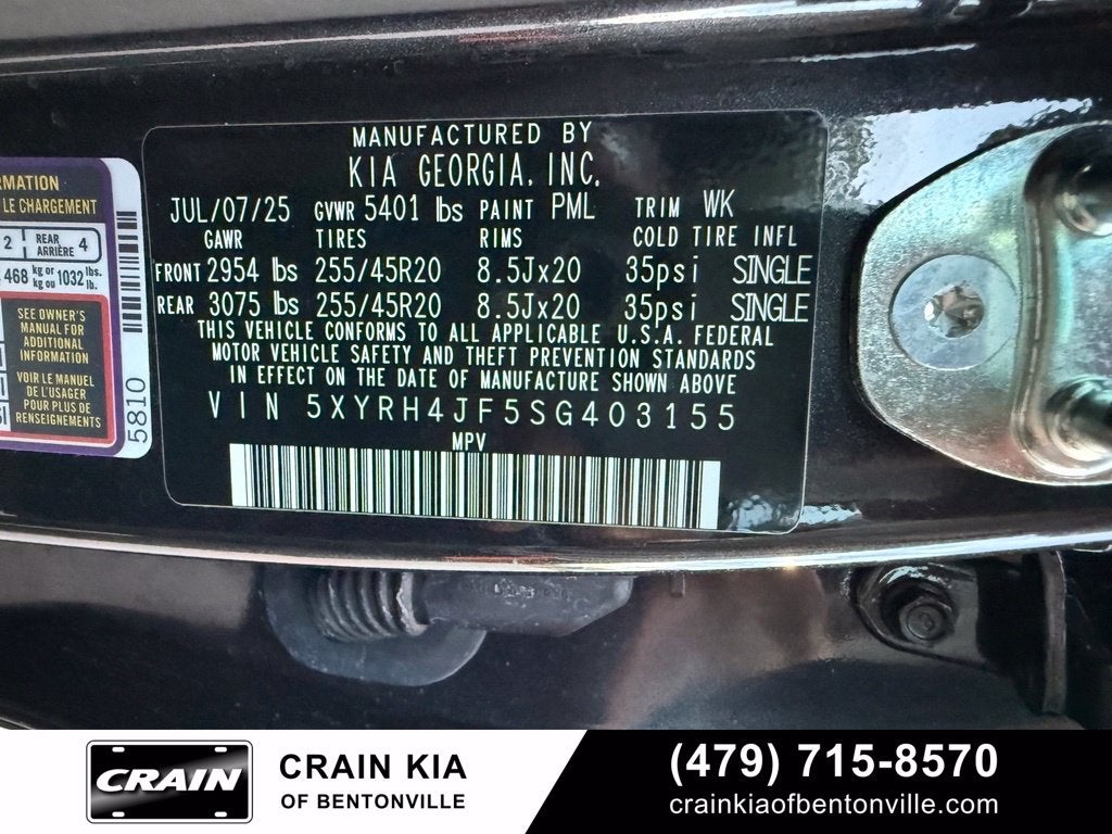 2025 Kia Sorento EX | KIA CPO | CARFAX ONE OWNER