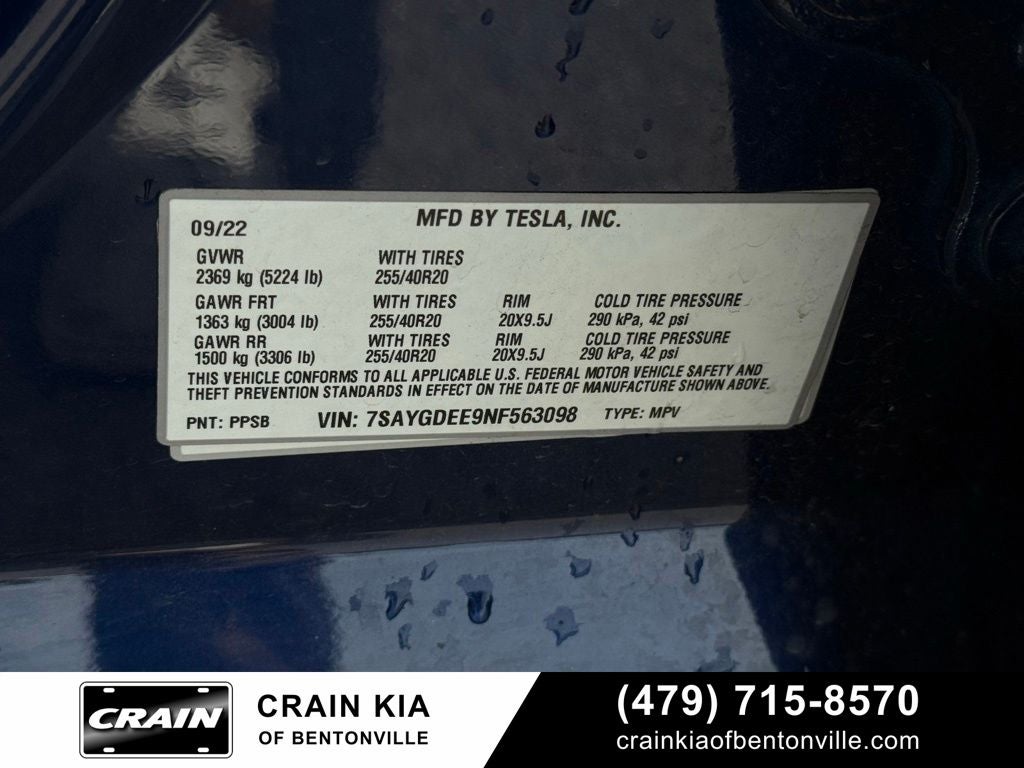 2022 Tesla Model Y Long Range - AWD / CLEAN CARFAX