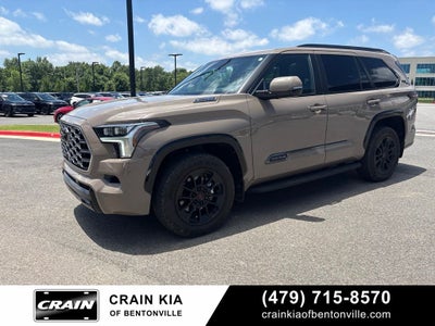 2026 Toyota Sequoia Platinum - 4WD / PANORAMIC SUNROOF / ONE OWNER