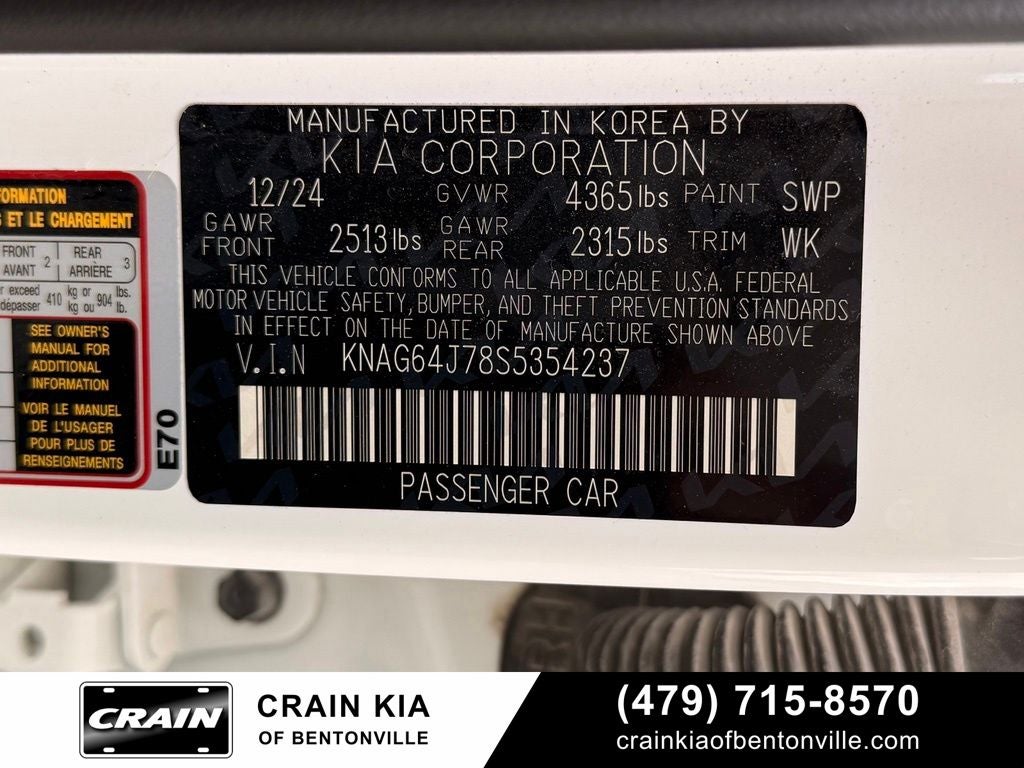 2025 Kia K5 GT-Line - KIA CPO / CLEAN CARFAX / ONE OWNER