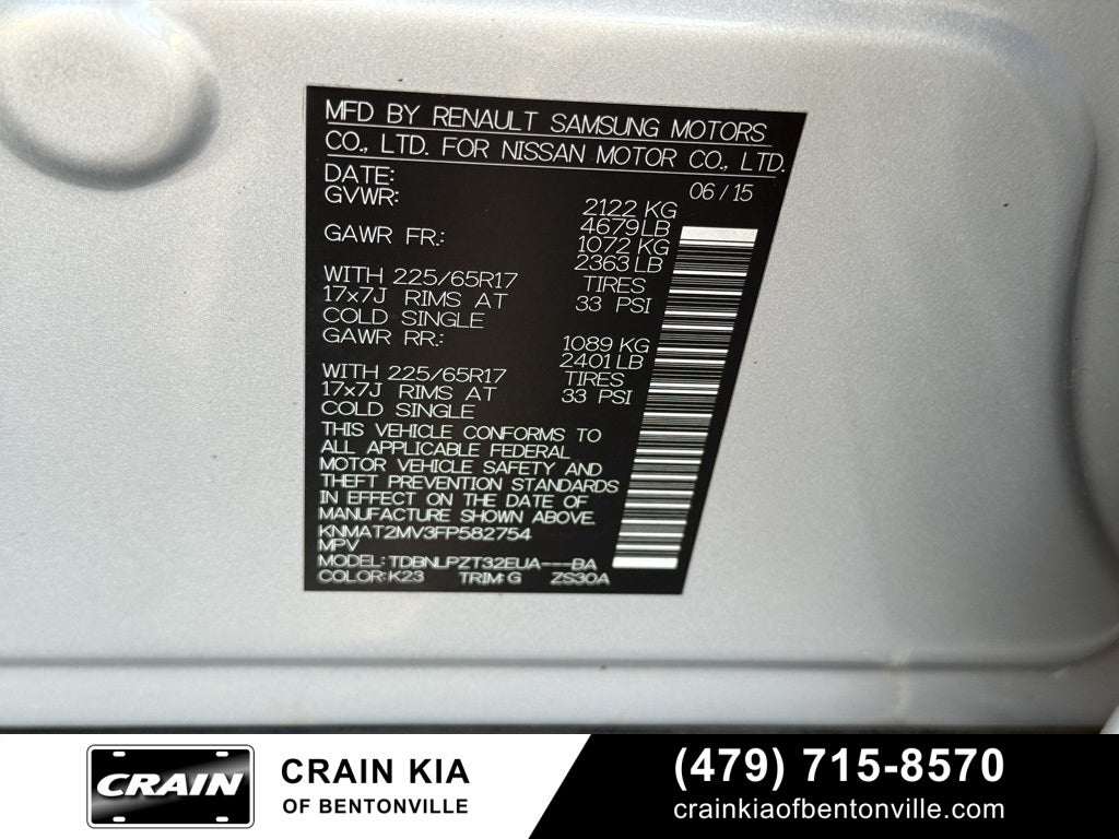 2015 Nissan Rogue S - AWD / CLEAN CARFAX