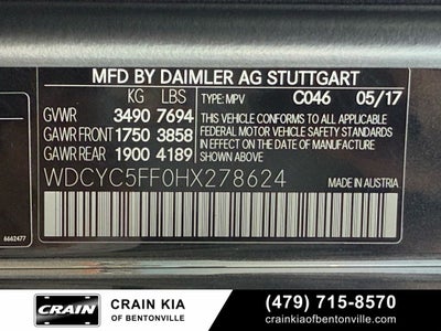 2017 Mercedes-Benz G-Class G 550 Squared 4MATIC®