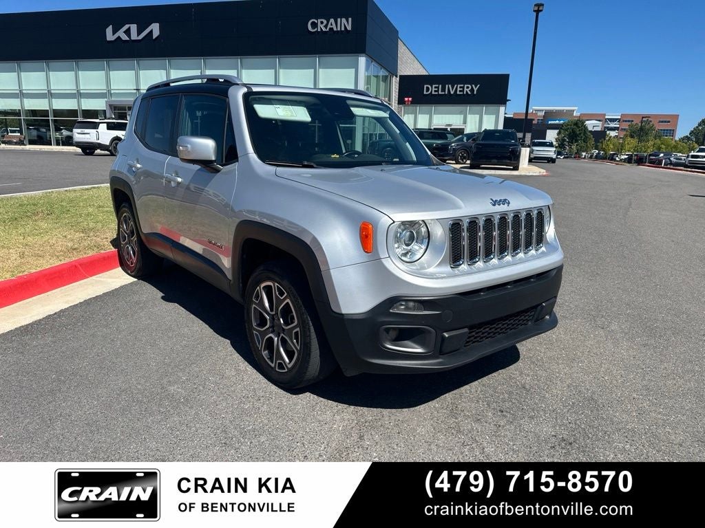 2018 Jeep Renegade Limited - 4WD / PANORAMIC SUNROOF / CLEAN CARFAX