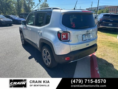 2018 Jeep Renegade Limited - 4WD / PANORAMIC SUNROOF / CLEAN CARFAX