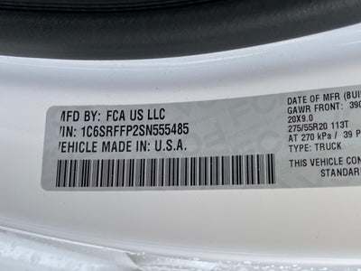 2025 RAM 1500 Big Horn/Lone Star 4X4 / ONE OWNER / HEATED SEATS