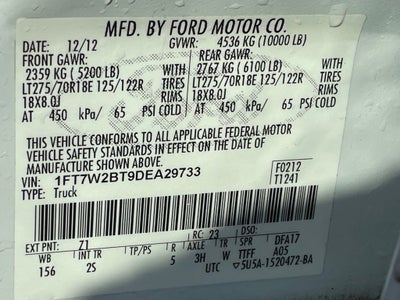 2013 Ford F-250SD XLT