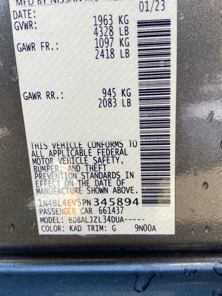 2023 Nissan Altima 2.5 SL CLEAN CARFAX / HEATED SEATS