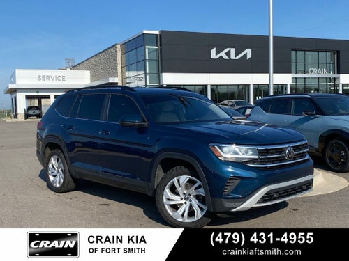 2021 Volkswagen Atlas 3.6L V6 SE w/Technology SUNROOF / HEATED SEATS / POWER LIFT GATE