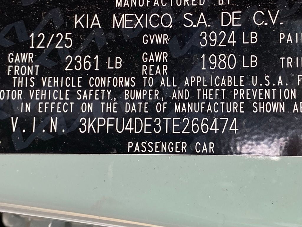 2026 Kia K4 EX