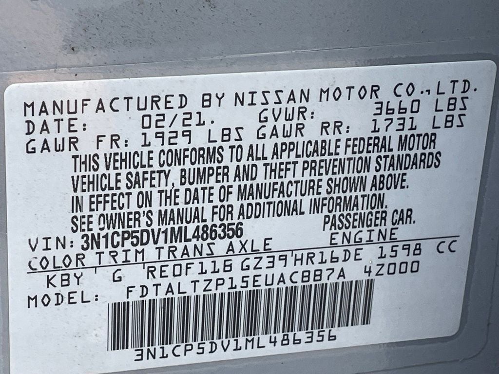 2021 Nissan Kicks SR BOSE AUDIO / CLEAN CARFAX / HEATED SEATS
