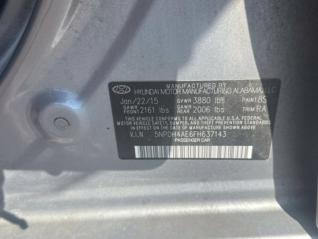 2015 Hyundai Elantra SE LOW PAYMENTS